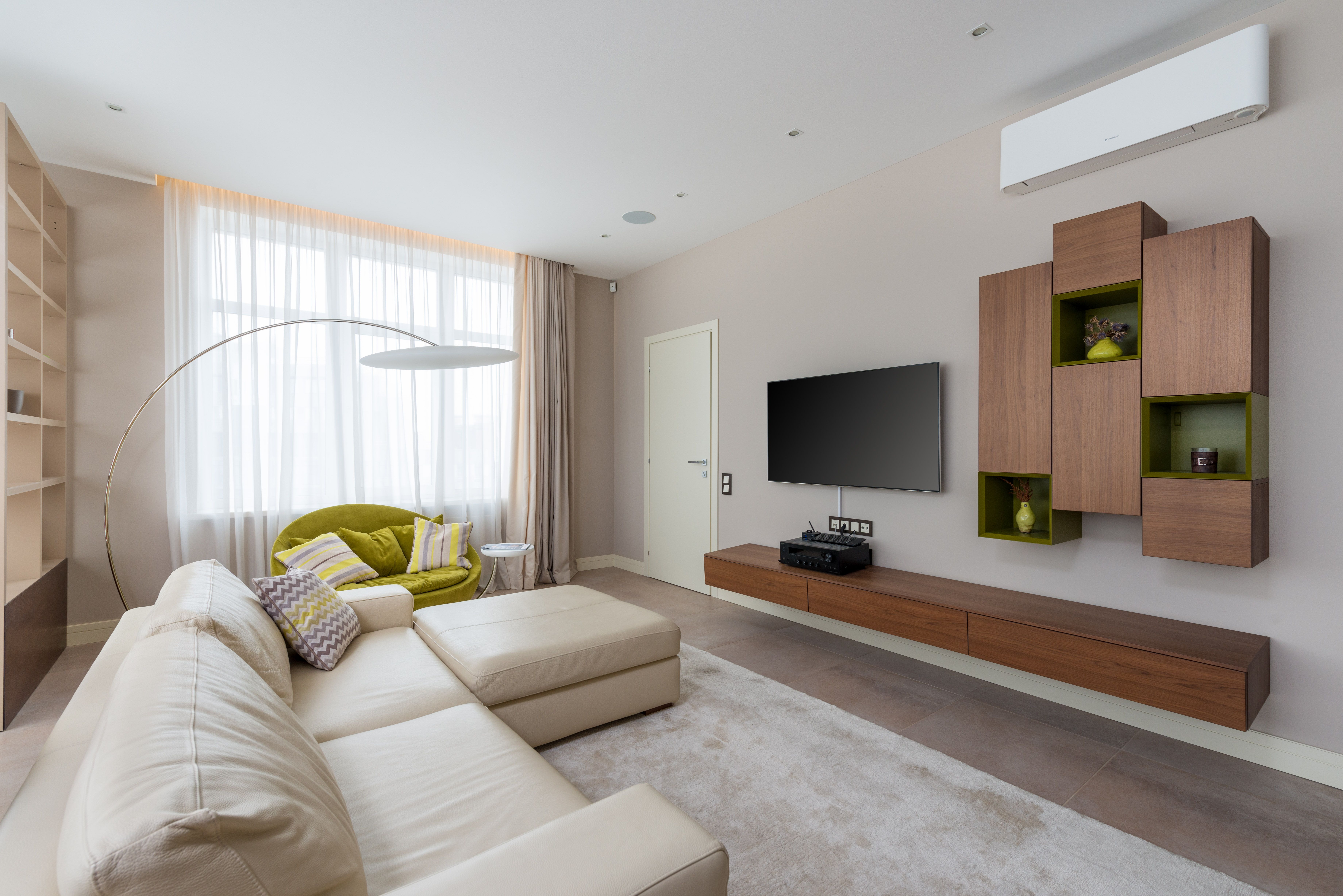 Modern air conditioning installation
